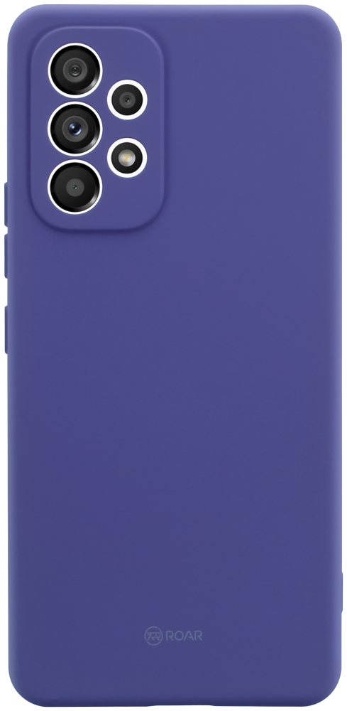 Samsung Galaxy A53 5G (SM-A5360) szilikon tok gyári ROAR kameravédővel lila