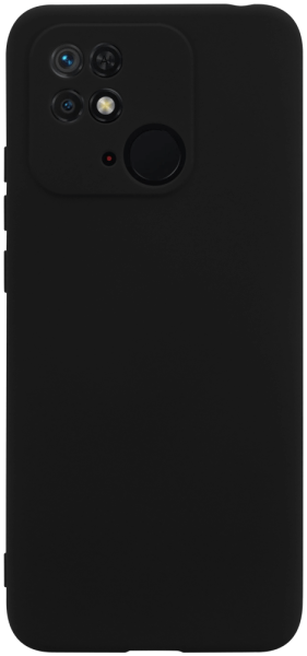 Xiaomi Redmi 10C szilikon tok kameravédővel matt fekete