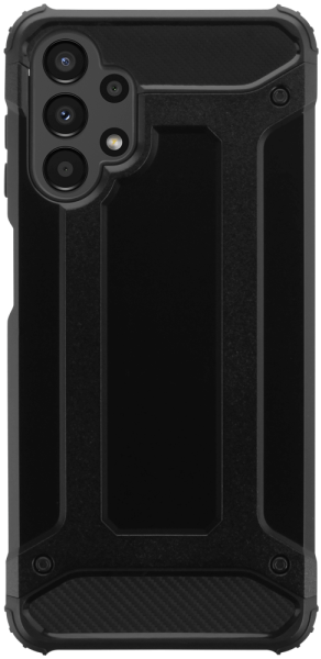 Samsung Galaxy A13 4G (SM-A135F) ütésálló tok légpárnás sarkas, hibrid Forcell Armor fekete