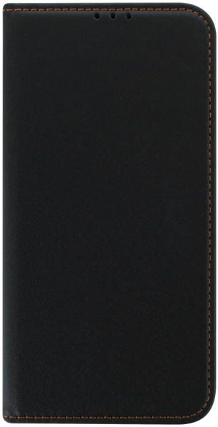 Samsung Galaxy S22 Plus 5G (SM-S906B) oldalra nyíló flipes bőrtok valódi bőr fekete