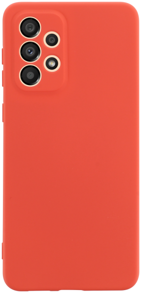 Samsung Galaxy A33 5G (SM-A336) szilikon tok kameravédővel matt barackszínű