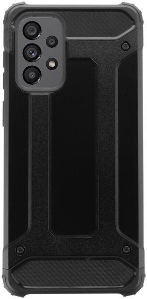 Samsung Galaxy A73 5G (SM-A736B) ütésálló tok légpárnás sarkas, hibrid Forcell Armor fekete