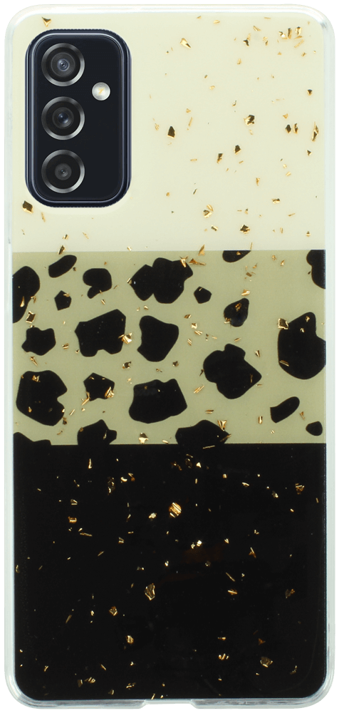 Samsung Galaxy M52 5G (SM-M526BR) kemény hátlap Gold Glam Leopard