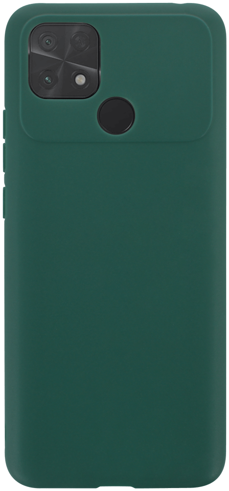 Xiaomi Poco C40 szilikon tok matt sötétzöld