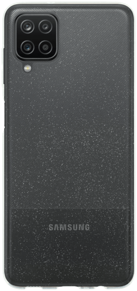 Samsung Galaxy A12 Nacho (SM-A127F) szilikon tok csillogó átlátszó -- 324623
