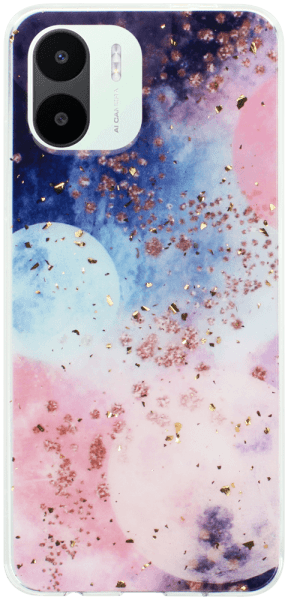 Xiaomi Redmi A1 kemény hátlap Gold Glam Galactic