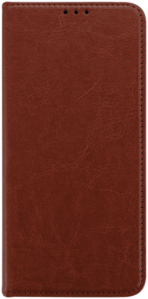 Xiaomi Poco M4 Pro 5G oldalra nyíló flipes bőrtok valódi bőr barna