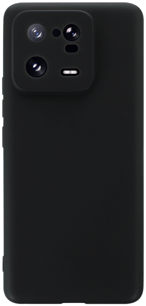 Xiaomi 13 Pro szilikon tok kameravédővel matt fekete