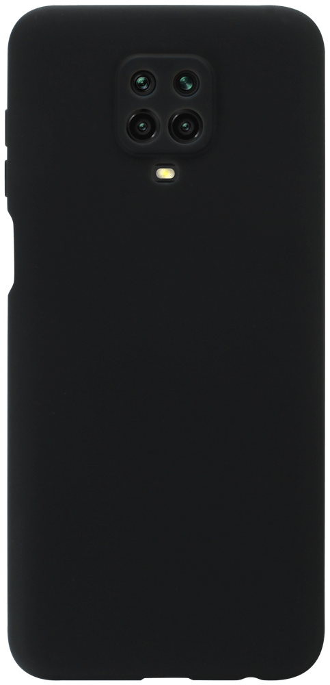 Xiaomi Redmi Note 9 Pro Max szilikon tok kameravédővel matt fekete