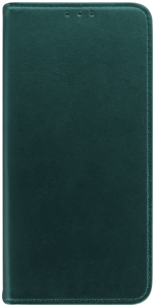 Samsung Galaxy A73 5G (SM-A736B) oldalra nyíló flipes bőrtok asztali tartó funkciós sötétzöld