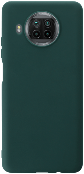 Xiaomi Mi 10T Lite 5G szilikon tok matt sötétzöld