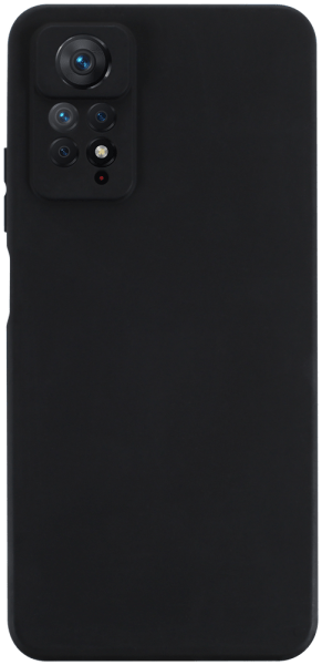 Xiaomi Redmi Note 11 Pro szilikon tok kameravédővel matt fekete