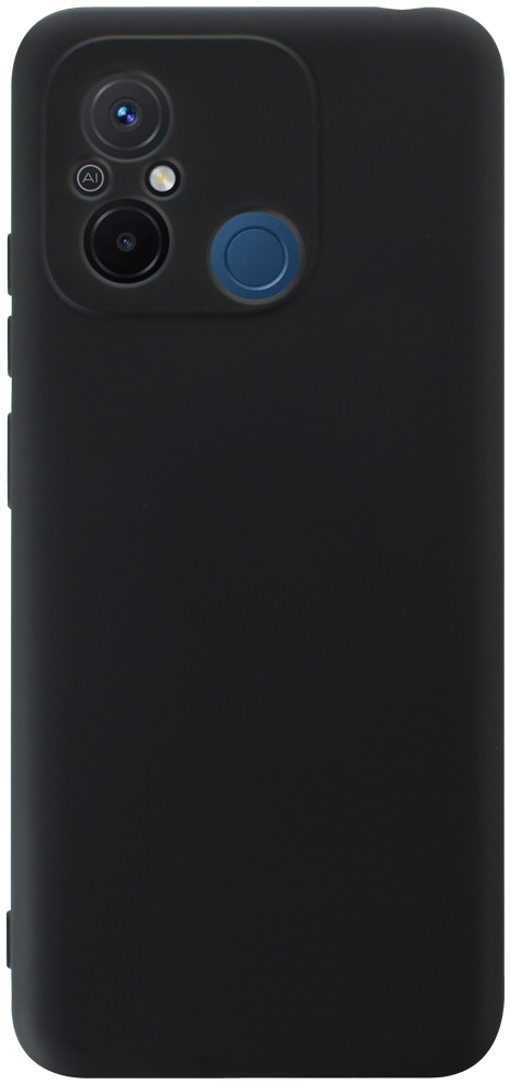 Xiaomi Redmi 12C szilikon tok kameravédővel matt fekete