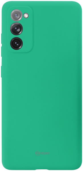 Samsung Galaxy S20 FE 5G szilikon tok gyári ROAR kameravédővel mentazöld