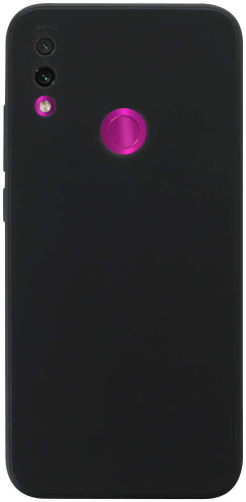 Xiaomi Redmi Note 7 szilikon tok kameravédővel matt fekete