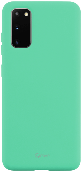 Samsung Galaxy S20 5G (SM-G981F) szilikon tok gyári ROAR mentazöld