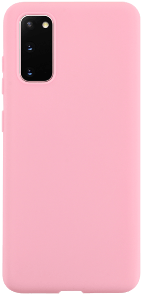 Samsung Galaxy S20 5G (SM-G981F) szilikon tok babarózsaszín