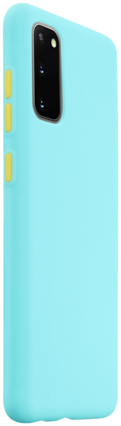 Samsung Galaxy S20 5G (SM-G981F) szilikon tok türkiz