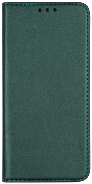 Samsung Galaxy S20 5G (SM-G981F) oldalra nyíló flipes bőrtok asztali tartó funkciós sötétzöld