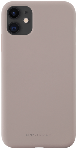 Apple iPhone 11 szilikon tok gyári ROAR púderszínű
