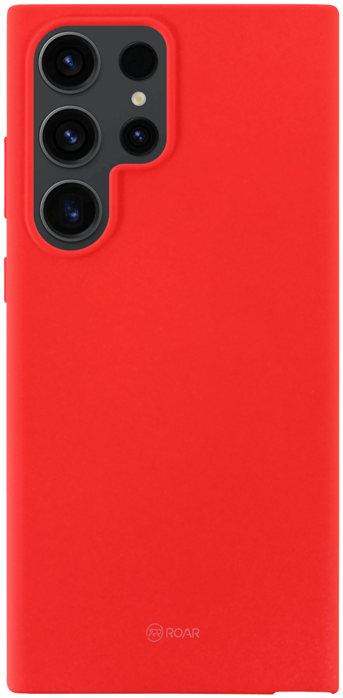 Samsung Galaxy S23 Ultra (SM-S918B) szilikon tok gyári ROAR piros