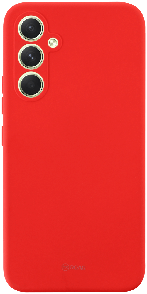 Samsung Galaxy A54 (SM-A546B) szilikon tok gyári ROAR kameravédővel piros