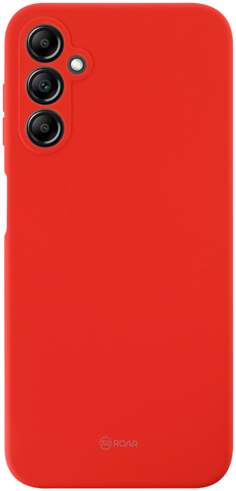 Samsung Galaxy A14 5G (SM-A146P) szilikon tok gyári ROAR kameravédővel piros