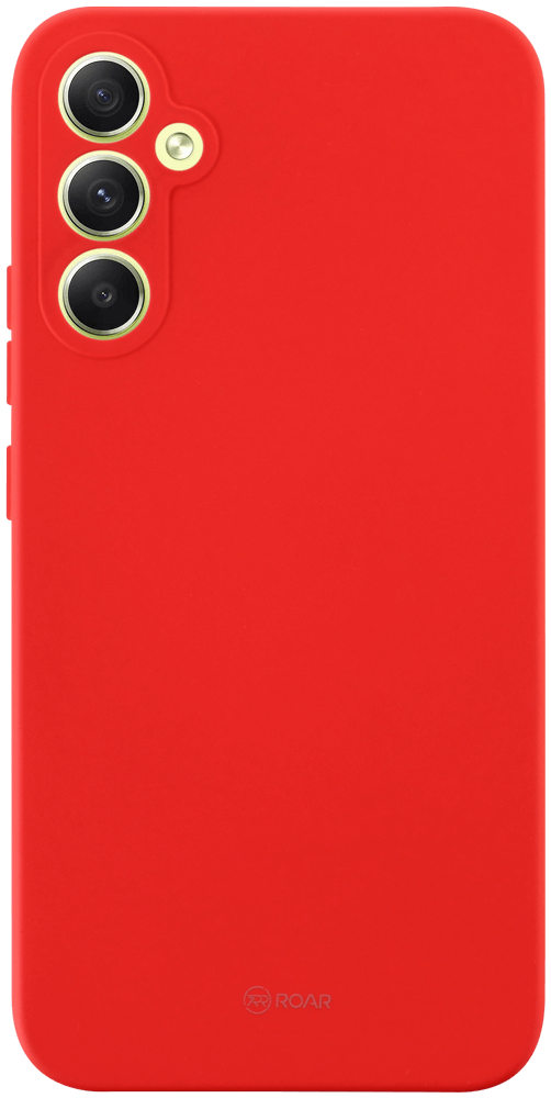 Samsung Galaxy A34 (SM-A346B) szilikon tok gyári ROAR kameravédővel piros