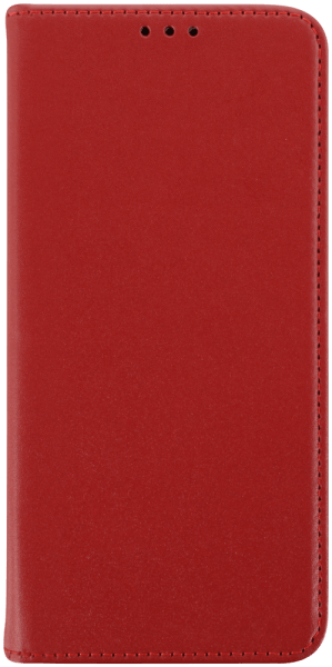 Xiaomi Poco X5 oldalra nyíló flipes bőrtok valódi bőr piros