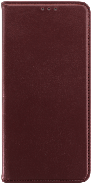 Xiaomi Redmi 9C NFC oldalra nyíló flipes bőrtok asztali tartó funkciós bordó