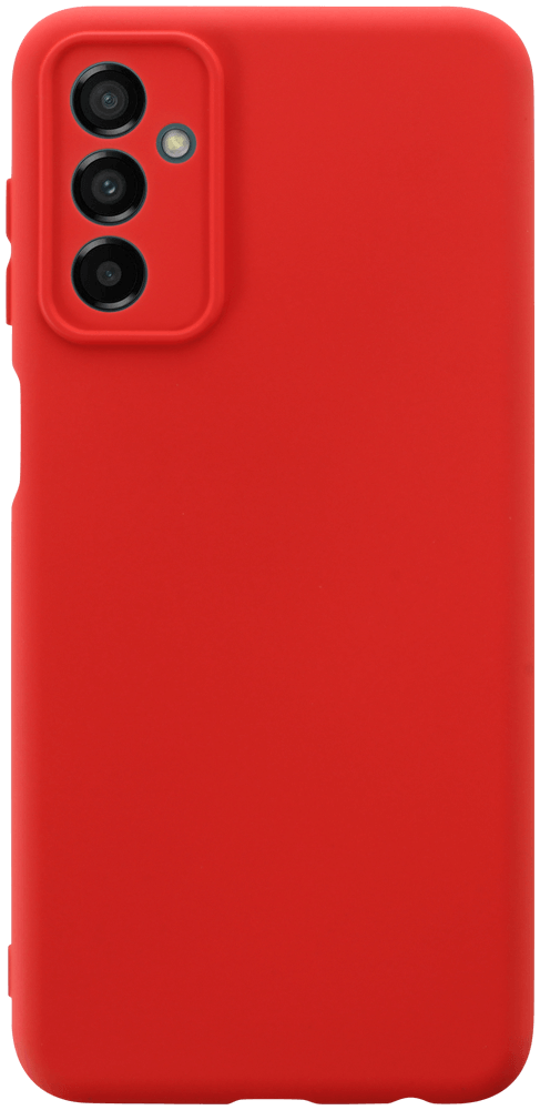 Samsung Galaxy M23 5G (SM-M236B) szilikon tok kameravédővel matt piros