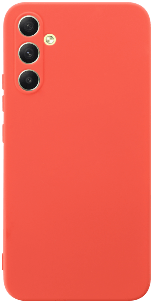 Samsung Galaxy A34 (SM-A346B) szilikon tok kameravédővel matt barackszínű