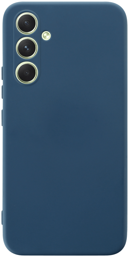 Samsung Galaxy A54 (SM-A546B) szilikon tok kameravédővel matt sötétkék -- 328018