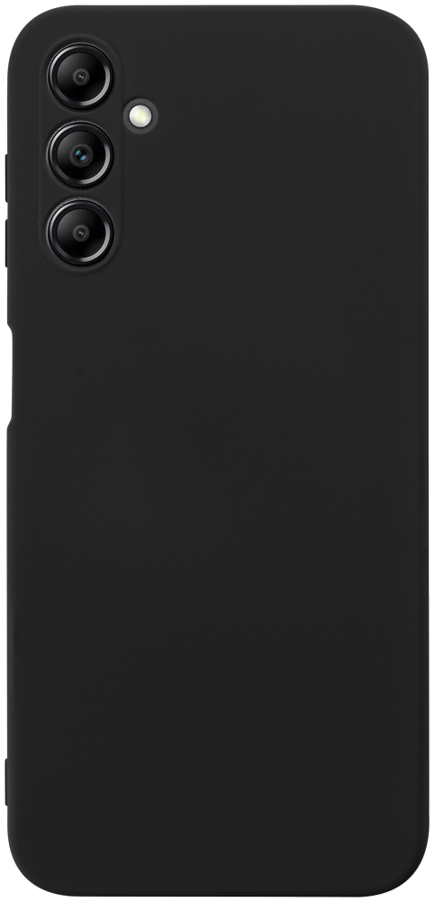 Samsung Galaxy A14 5G (SM-A146P) szilikon tok kameravédővel matt fekete