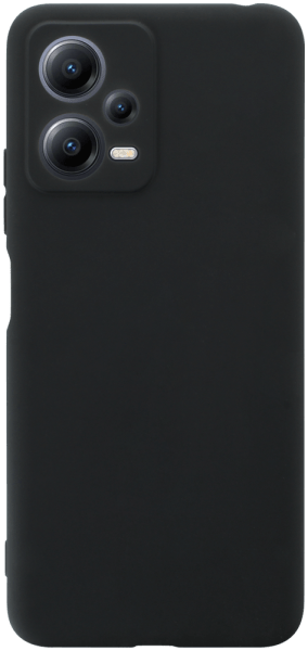 Xiaomi Poco X5 szilikon tok kameravédővel matt fekete