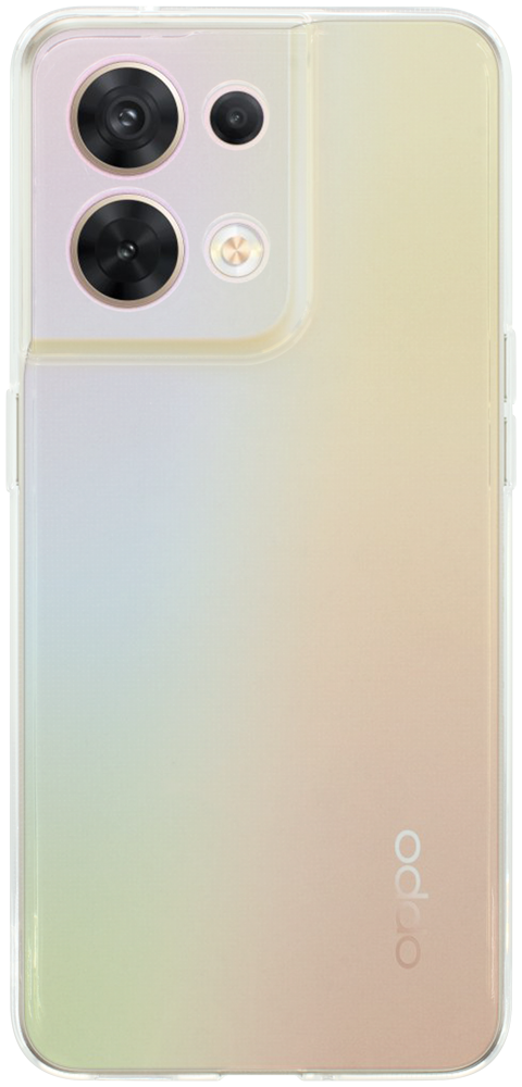 Oppo Reno8 5G szilikon tok közepesen ütésálló kameravédővel átlátszó