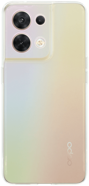 Oppo Reno8 5G szilikon tok közepesen ütésálló kameravédővel átlátszó