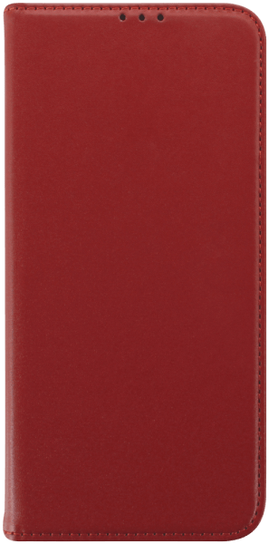 Xiaomi Redmi 12C oldalra nyíló flipes bőrtok valódi bőr piros