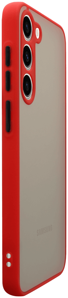 Samsung Galaxy S23 Plus (SM-S916B) kemény hátlap Vennus Button Bumper piros
