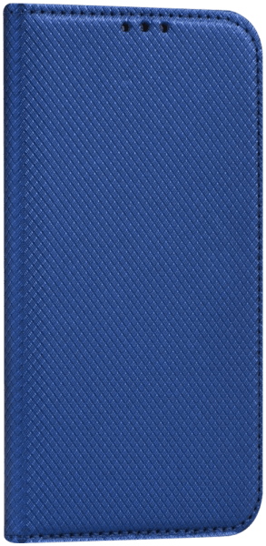 Motorola Moto E32s oldalra nyíló flipes bőrtok rombusz mintás sötétkék