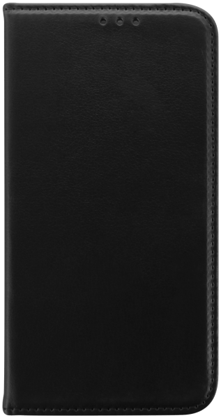 Apple iPhone 15 Pro oldalra nyíló flipes bőrtok asztali tartó funkciós fekete