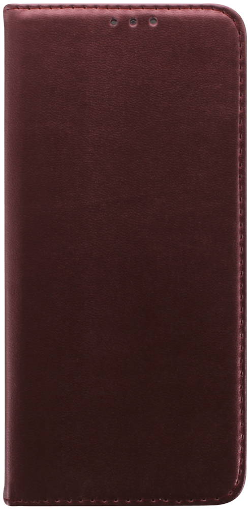 Xiaomi Redmi Note 12S oldalra nyíló flipes bőrtok asztali tartó funkciós bordó