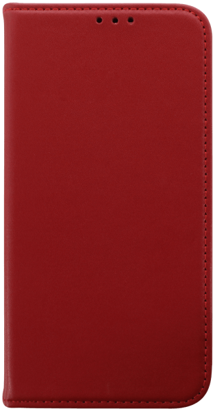 Apple iPhone 15 Pro oldalra nyíló flipes bőrtok valódi bőr piros