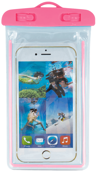 Huawei Nova vízálló tok univerzális fluoreszkáló rózsaszín