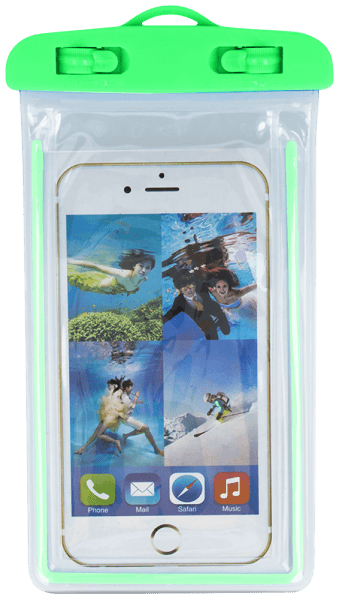 Apple iPhone SE (2020) vízálló tok univerzális fluoreszkáló zöld