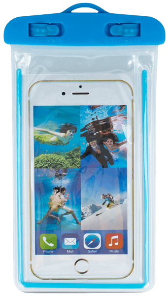 Nokia 6 Dual vízálló tok univerzális fluoreszkáló kék