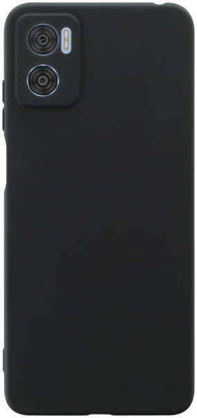 Motorola Moto E22 szilikon tok kameravédővel matt fekete