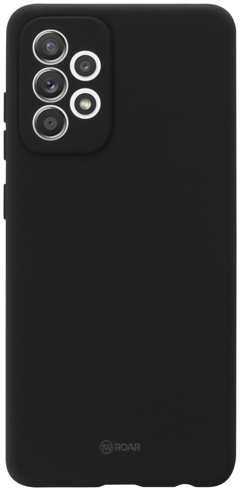 Samsung Galaxy A52 5G (SM-A526F) szilikon tok gyári ROAR kameravédővel fekete