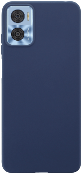 Motorola Moto E22 szilikon tok matt sötétkék