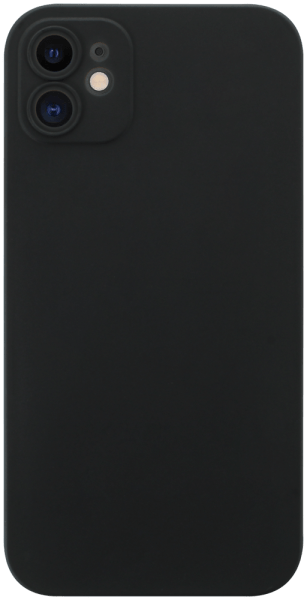 Apple iPhone 11 szilikon tok kameravédővel matt fekete